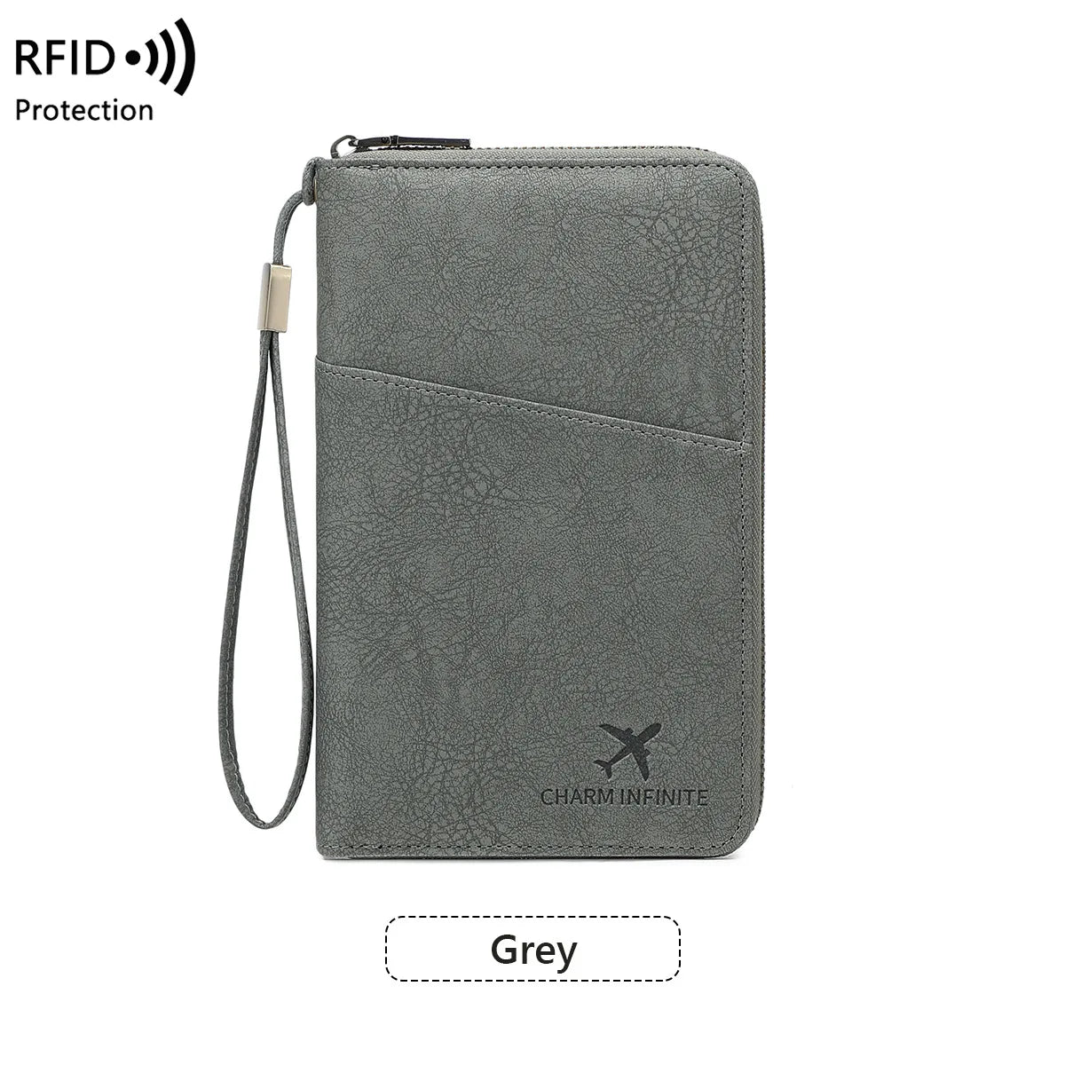 RFID Travel Passport Wallet & Document Organizer