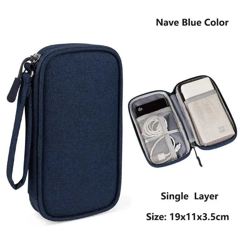 Travel Tech Organizer Case – Cable & Charger Storage Bag