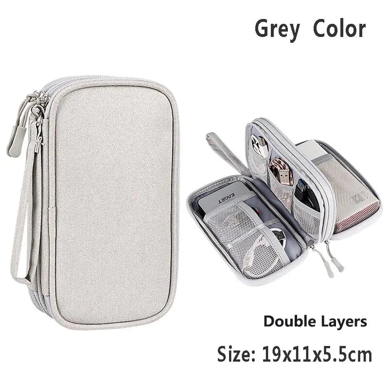 Travel Tech Organizer Case – Cable & Charger Storage Bag