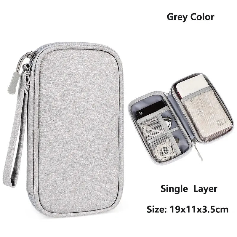 Travel Tech Organizer Case – Cable & Charger Storage Bag