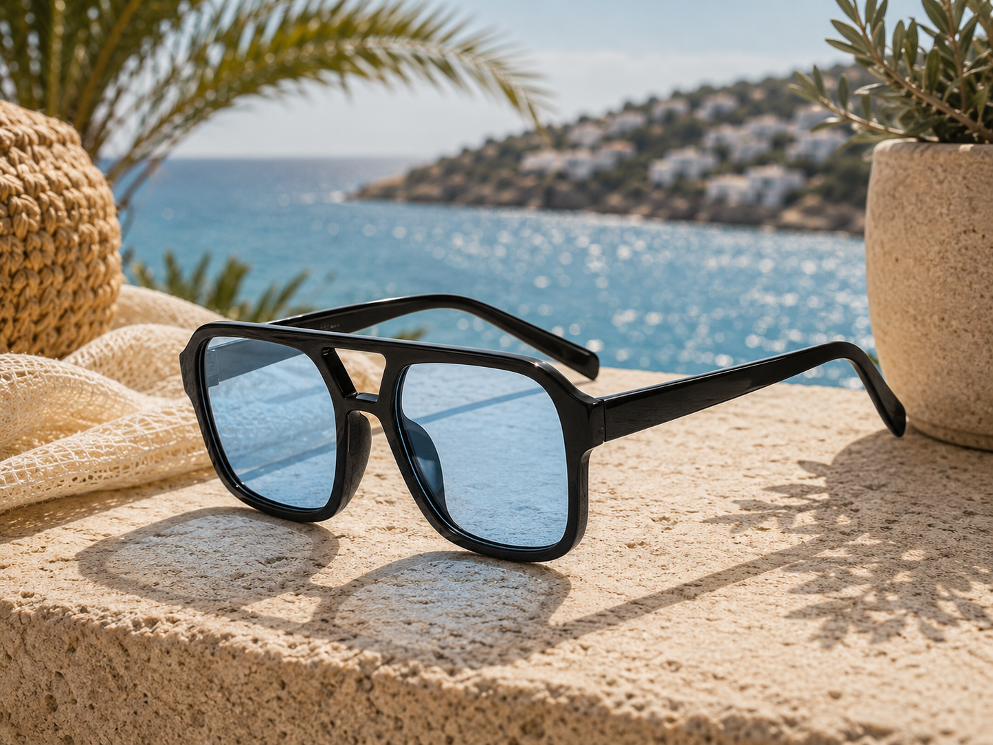 Coastal Luxe Oversized Square Polarized Sunglasses | UV400 Women's Shades