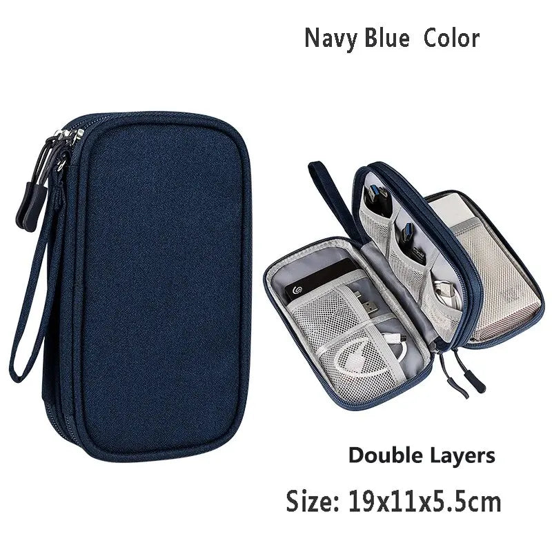 Travel Tech Organizer Case – Cable & Charger Storage Bag