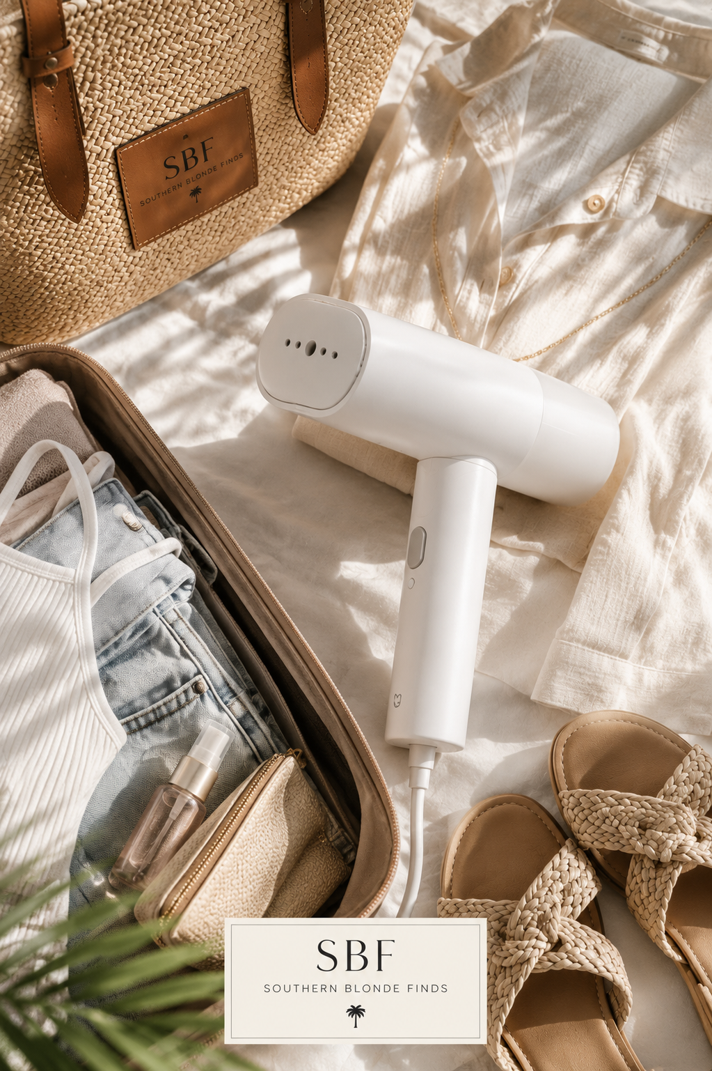 Compact Travel Garment Steamer | Foldable & Wrinkle-Free