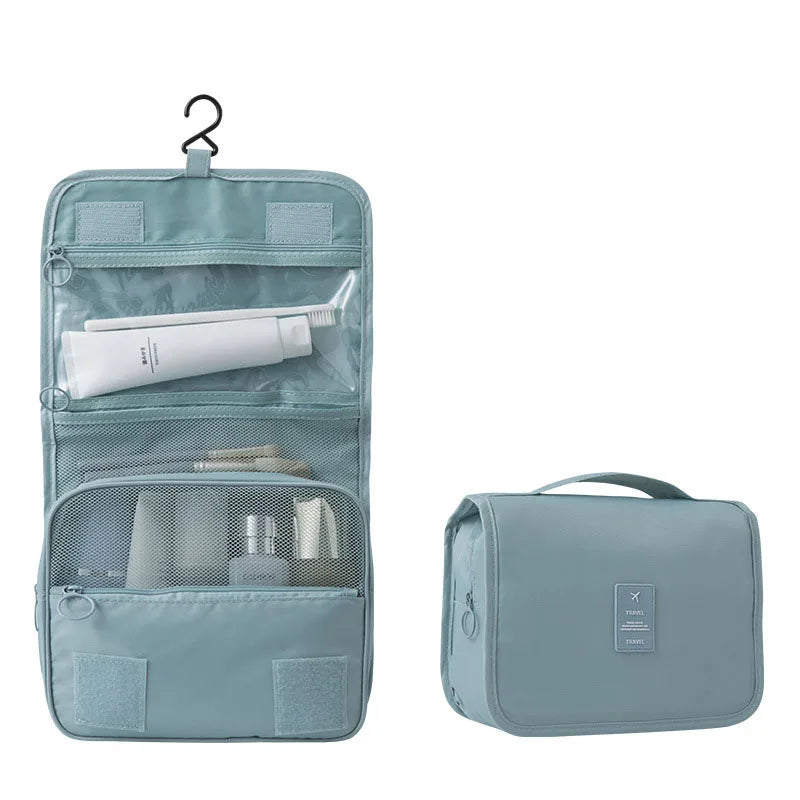 Travel Makeup Bag High Capacity Toiletries Storage Pouch Travel Make up Organizer Waterproof Beauty Bag Bathroom Wash Bag