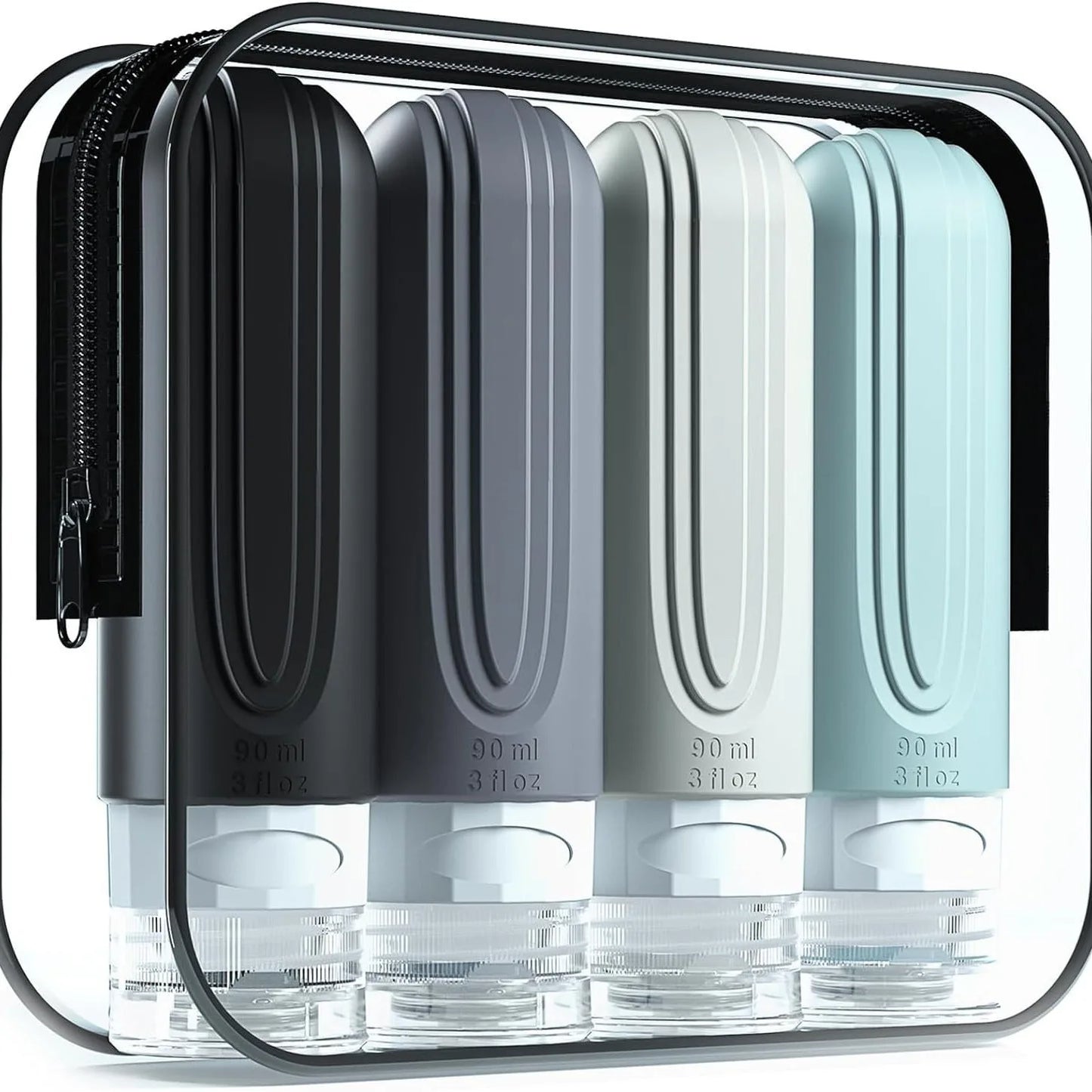 4-Piece TSA-Approved Travel Bottle Set