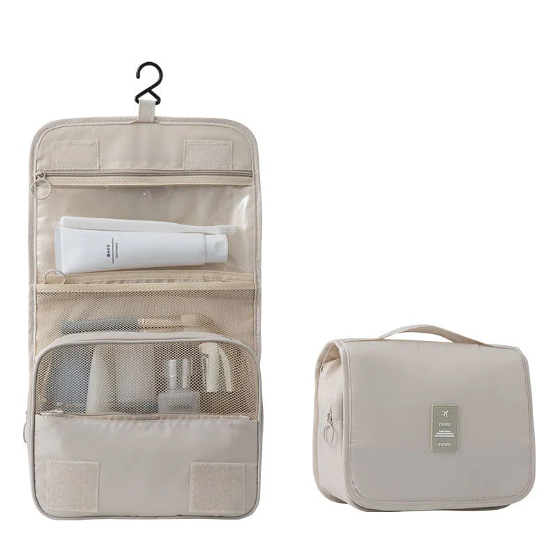 Travel Makeup Bag High Capacity Toiletries Storage Pouch Travel Make up Organizer Waterproof Beauty Bag Bathroom Wash Bag