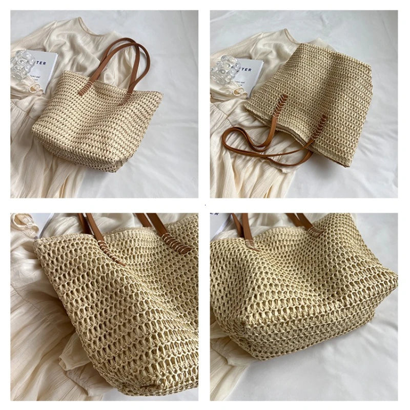 Coastal Woven Tote Bag