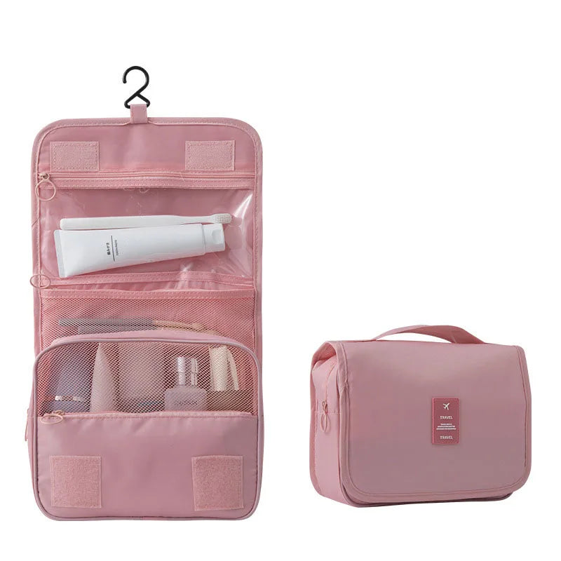 Travel Makeup Bag High Capacity Toiletries Storage Pouch Travel Make up Organizer Waterproof Beauty Bag Bathroom Wash Bag