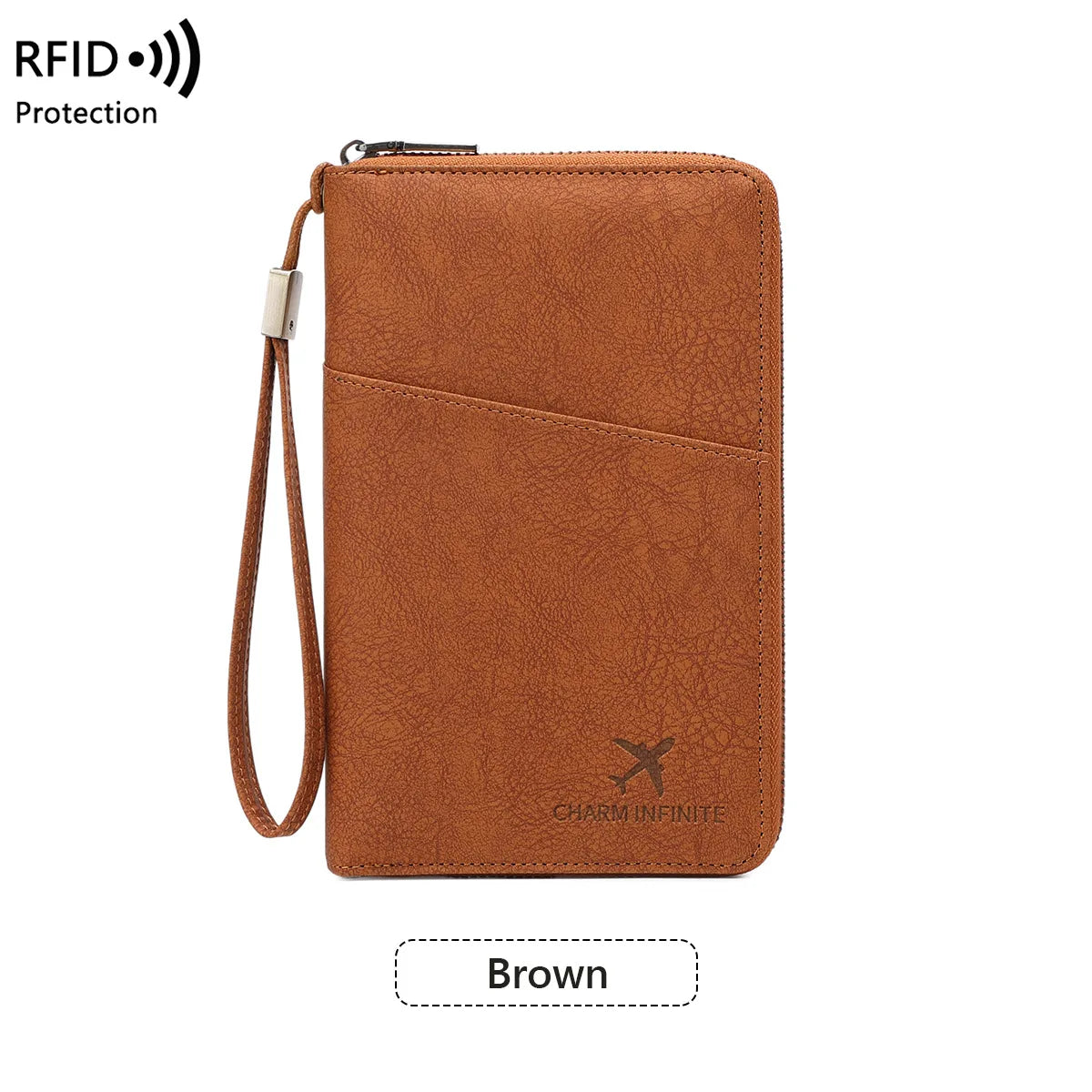 RFID Travel Passport Wallet & Document Organizer