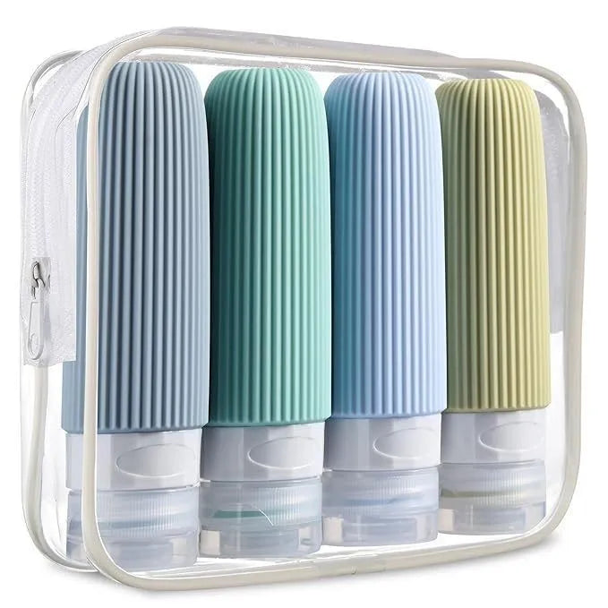 4-Piece TSA-Approved Travel Bottle Set