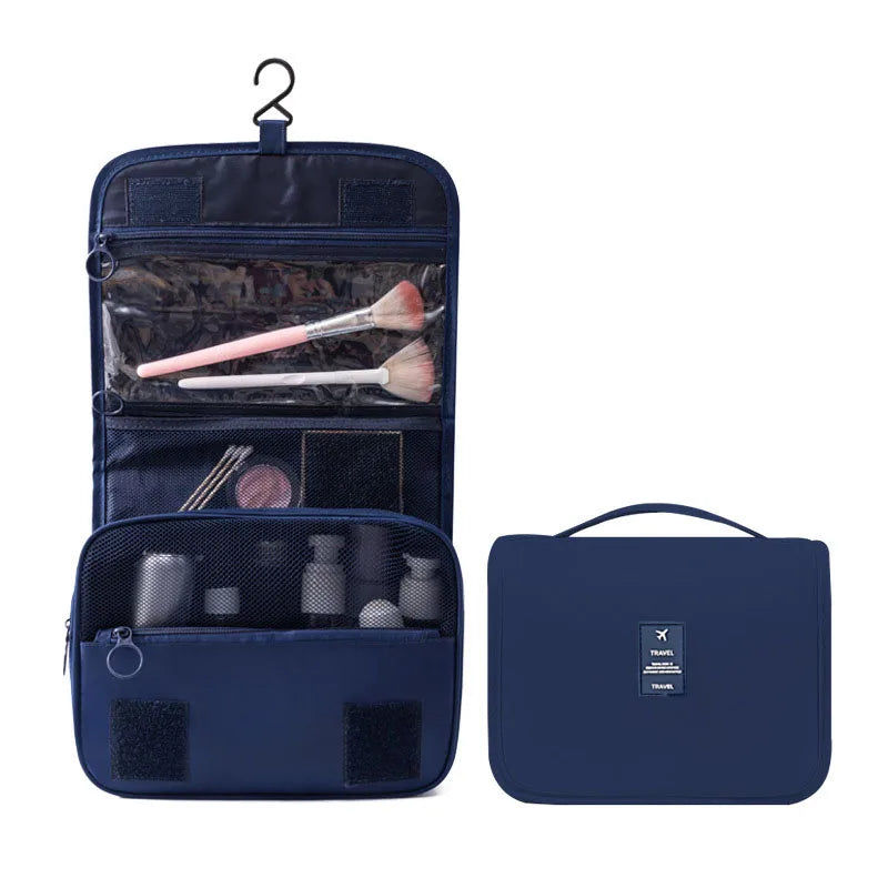 Travel Makeup Bag High Capacity Toiletries Storage Pouch Travel Make up Organizer Waterproof Beauty Bag Bathroom Wash Bag