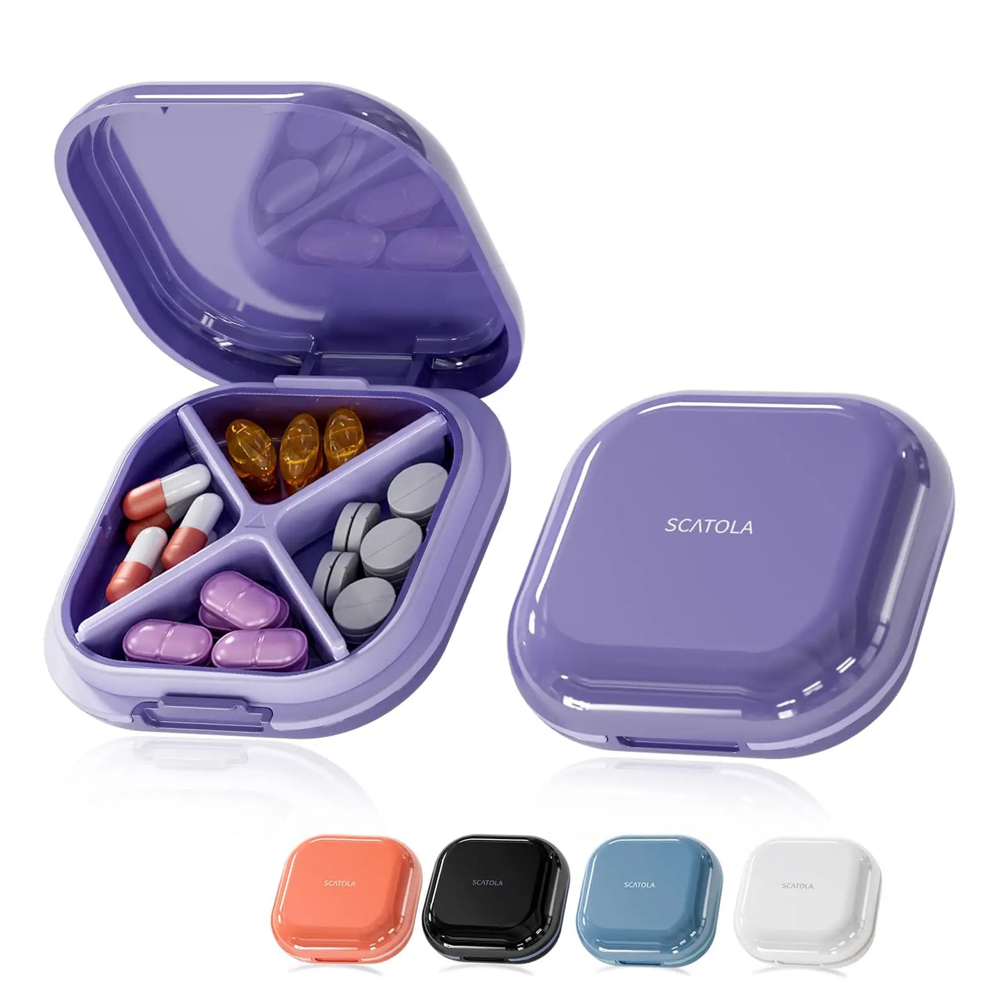Waterproof Travel Pill Organizer Case