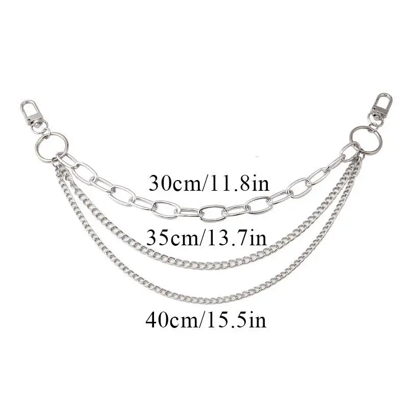 Bohemian Style Multi-Layer Bag Chain for Handbag DIY Jewelry Accessory Gift Women Pants Chain with Imitate Starfish Conch Pearl