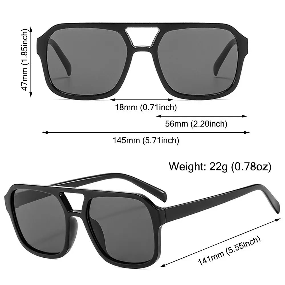 Coastal Luxe Oversized Square Polarized Sunglasses | UV400 Women's Shades